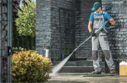 Pressure washing
